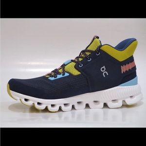 On Cloud High Edge sneakers in Ink/Mustard